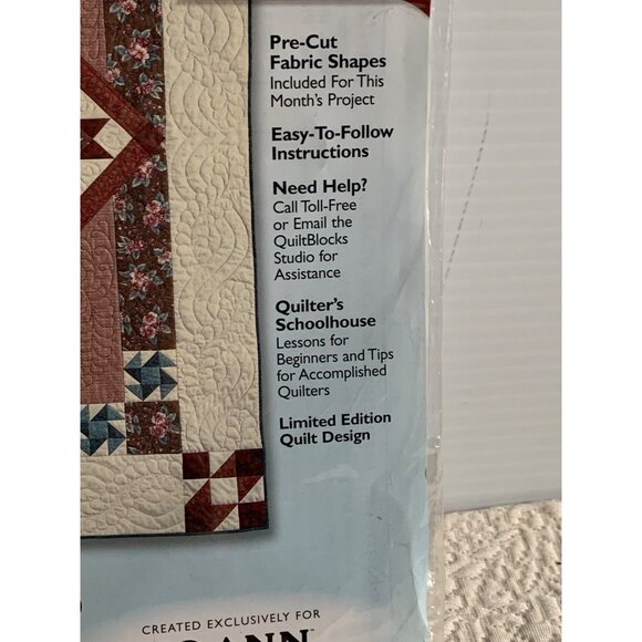 Vintage Treasures Perpetual Motion Quilt Block of the Month 9 by Joann Fabrics k - Picture 3 of 9